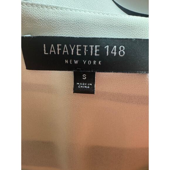 Lafayette 148 New York Greta Legacy Stripe Drop Waist Shift Dress Small stretch - Picture 7 of 10